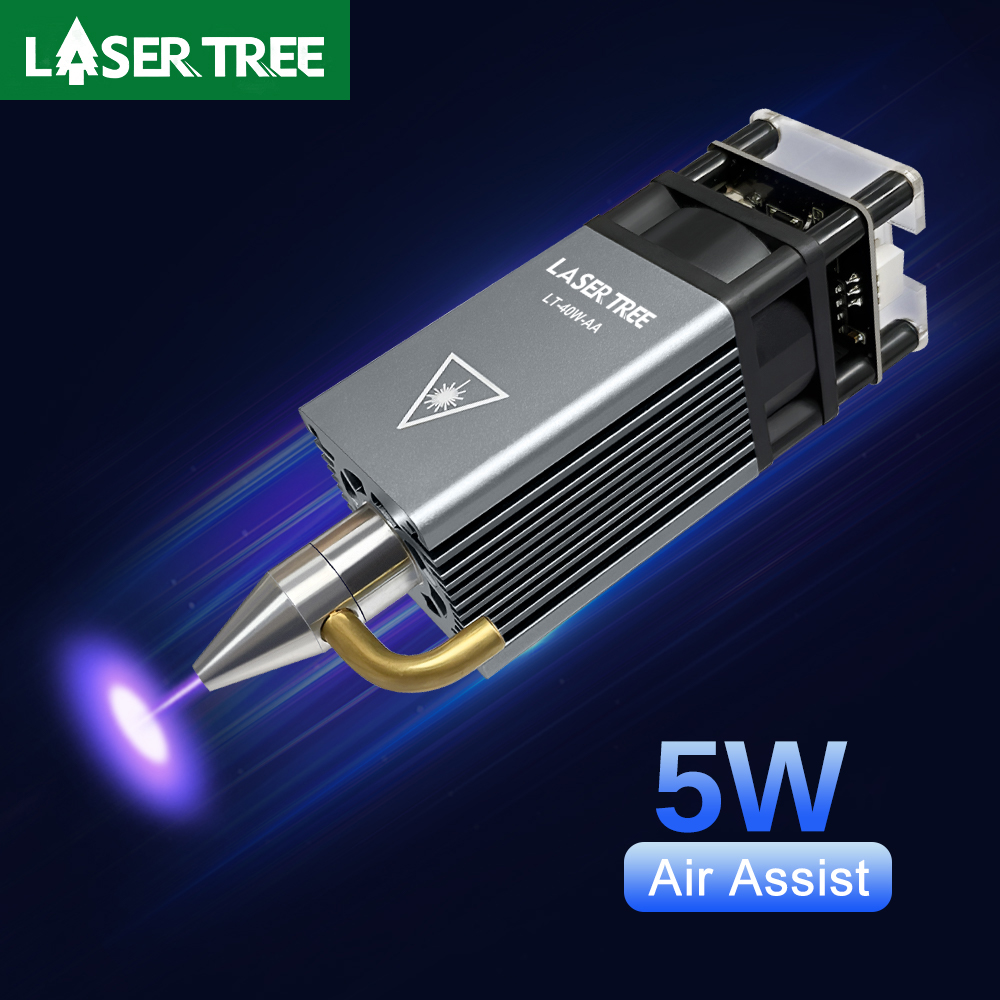 LASER TREE 5W Air Assist Metal - Industrial Laser Engraver review and price