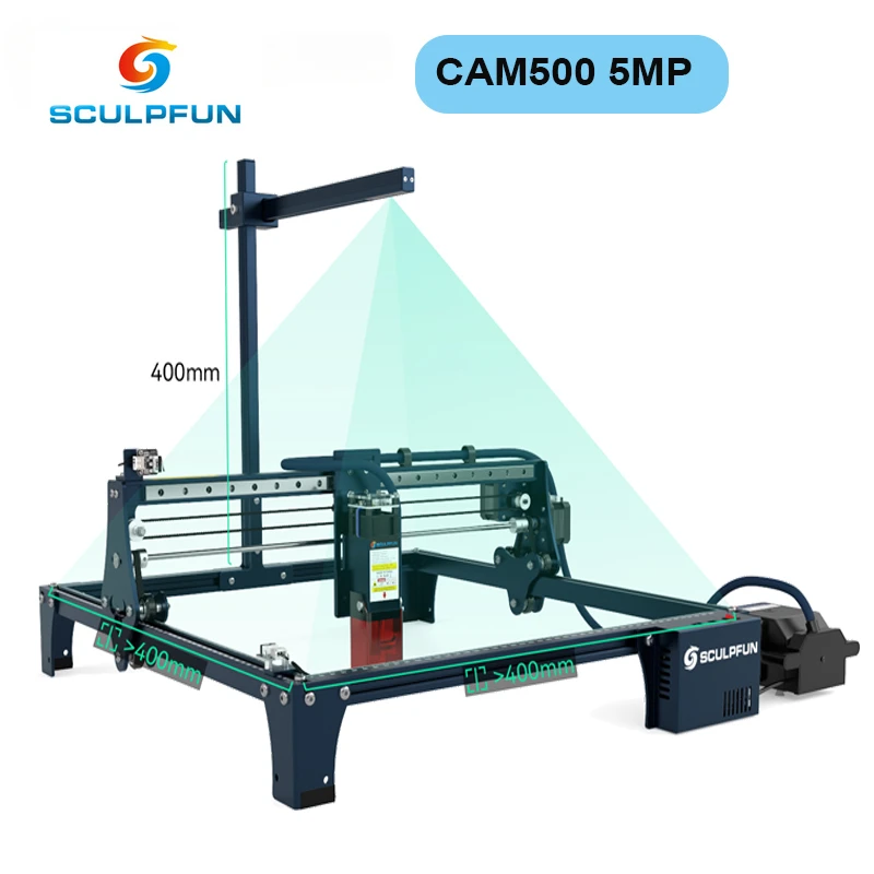 SCULPFUN CAM500 Lightburn Came - Industrial Laser Engraver review and price